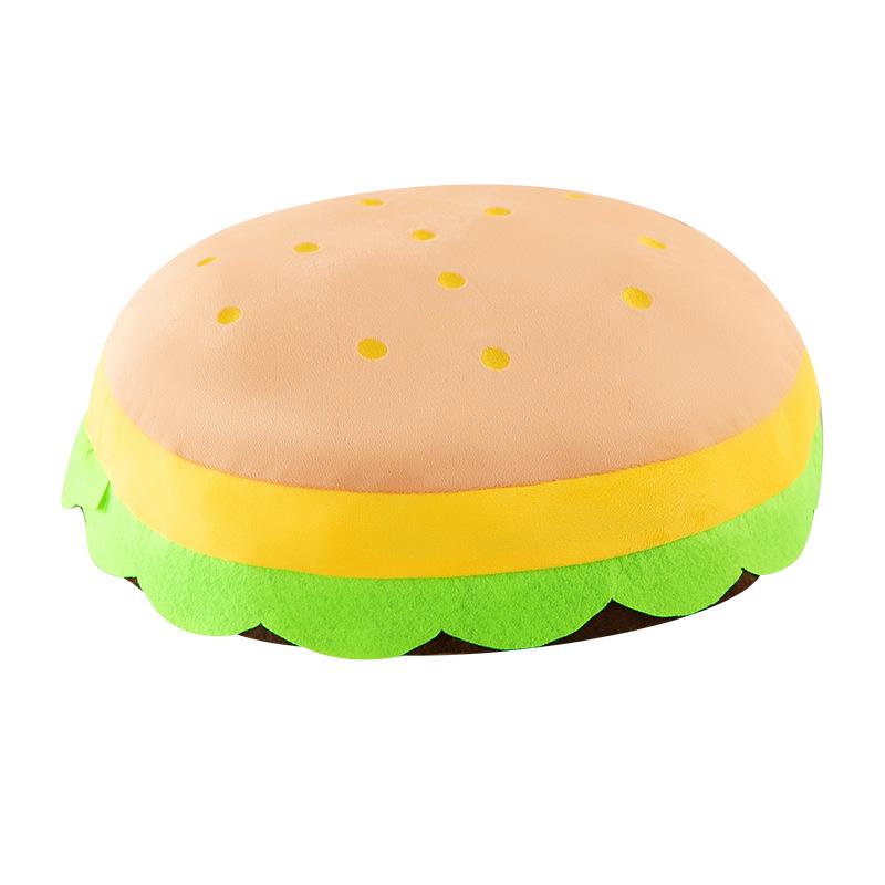 Cross-border Creative Hamburger Plush Toy Pillow for Kids – Unique Sofa Back & Seat Cushion Gift