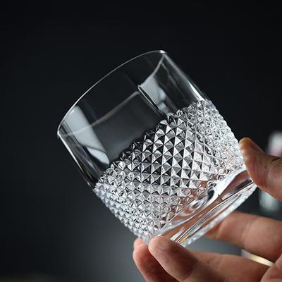 11oz Wine Glass 315ml Diamond Painting Juice Cup Transparent Whiskey Cocktail Drinking Glass Household Drinkware Party Gifts Mug