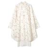 Rain Poncho Hana Print Beige Raincoat Can Be Worn Even with a Backpack On Can Be Worn Over Outerwear Outdoor Leisure Festivals Stylish Cute Women