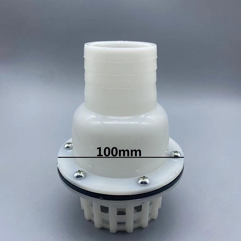 Foot Valve Or Check Valve 2-Inches 50Mm /3-Inches 75Mm Arge Bore Foot Valve Plastic Self-Priming Pump Bottom Valve Filter