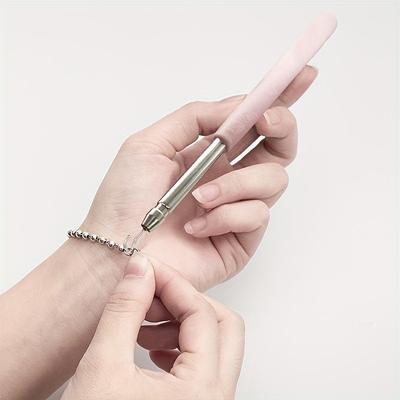 1pc Unscented Jewelry & Necklace Wear Assist Rod Stainless Steel Bracelet Clasp Helper Tool Durable Metal Hook Easy Jewelry Application