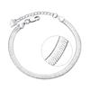  Sterling Tone Anniversary Giveaway Present Modish Stylish Women Blade Bracelets Classic Short Adjustable Charming JewelryFashion Wrist