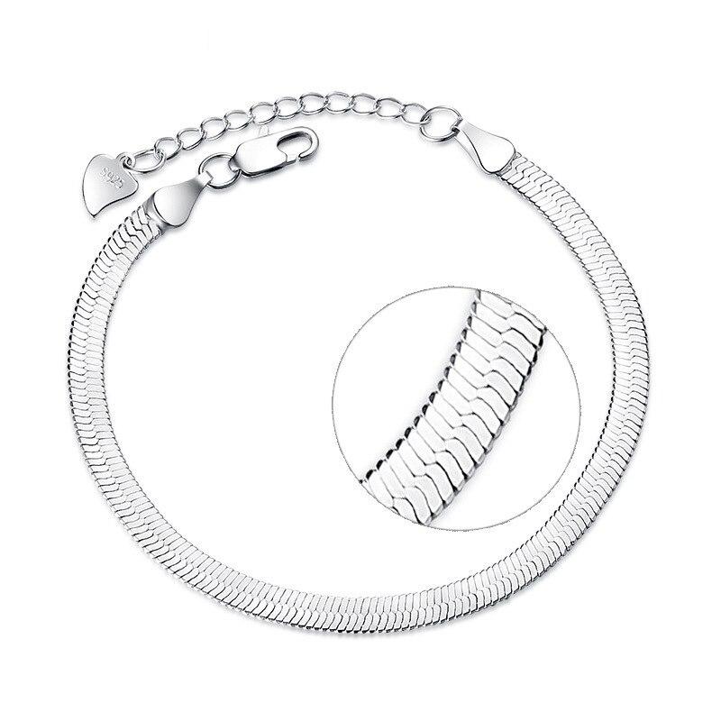 Sterling Tone Anniversary Giveaway Present Modish Stylish Women Blade Bracelets Classic Short Adjustable Charming JewelryFashion Wrist