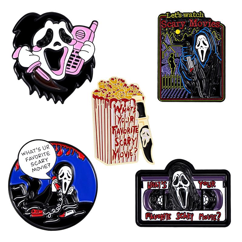 4-7PCS/SET Quotes Banner Enamel Pins Set Custom Cartoon Cool Slogan Brooch Lapel Badge Feminism Punk Jewelry for Friends