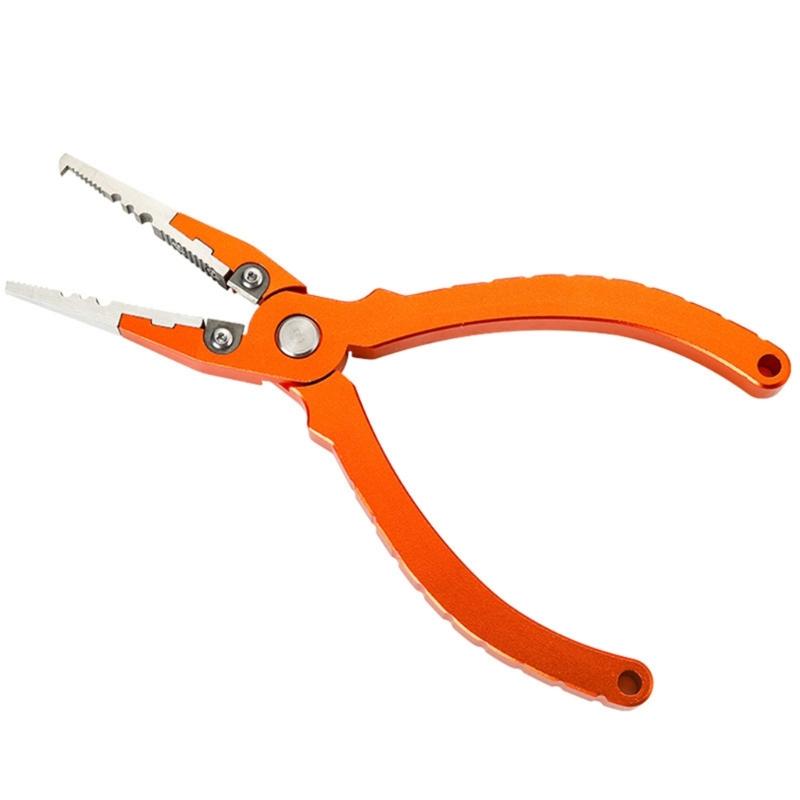 

Fishing Pliers With Steel Blade For Cutting Lines And Crimping Weights Stainless Steel And Aluminum Alloy оранжевый