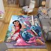 Custom 1Pc Lilo Stitch Friendship Rug Office Carpet Indoor Outdoor Entrance Doormat Nonslip Soft And Comfortable Living Room D916310