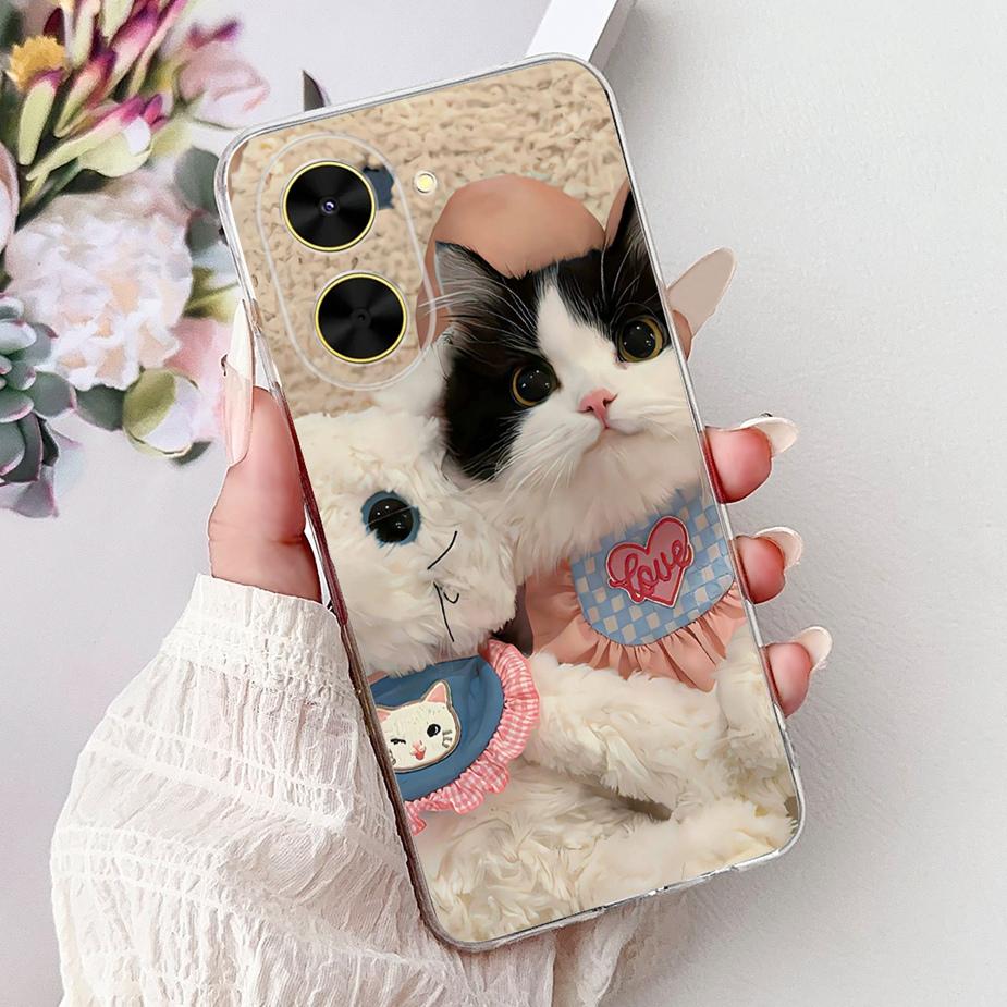 For Xiaomi Poco C71 Case Redmi A5 4G New Luxury Painted Cover Soft Silicone Phone Case For Xiaomi Redmi A5 RedmiA5 PocoC71 Shell
