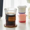 Silicone Ice Cube Mold with Lid Reusable Ice Ball Maker Large Flexible Ice