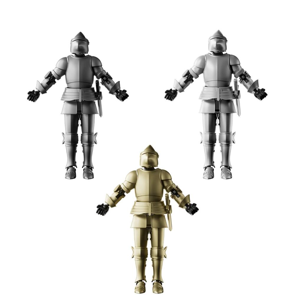 3D printed doll toy joint movable doll ornament creative decompression DIY assembly warrior doll