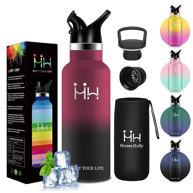 

[CHENGWEI] Direct drinking water bottle vacuum insulated carbonated bottle 500ml 2 types lid Heat retention Cold storage stainless bpa free Easy to
