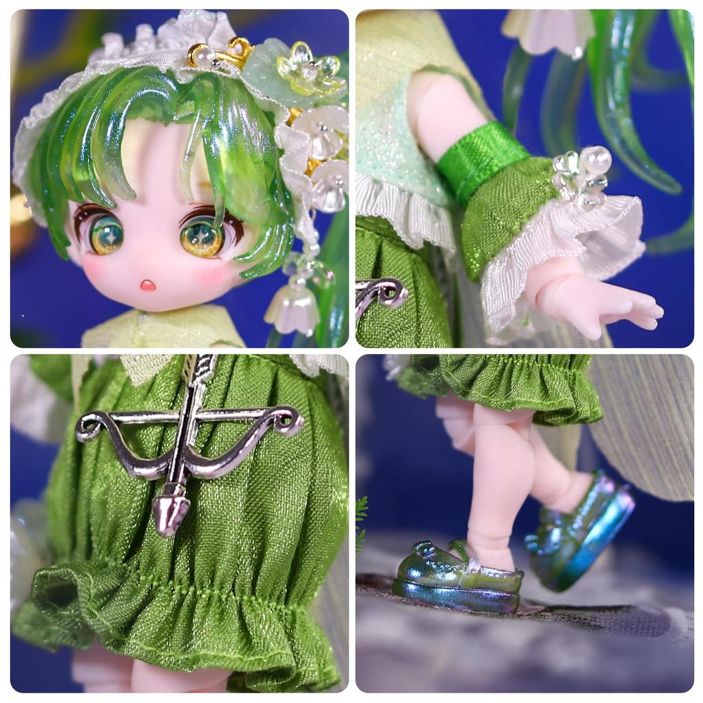 ICY Fortune Days 13cm BJD Doll - Anime Style Doll Set, Perfect for Gifts, Decoration, DIY Exercises, and Collections, Girl Doll 8+ (Sagittarius)