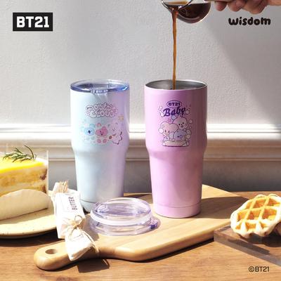 BT21 Minini Stainless Tumbler Ver.2 Insulation Cooling Vehicle Camping 580ml