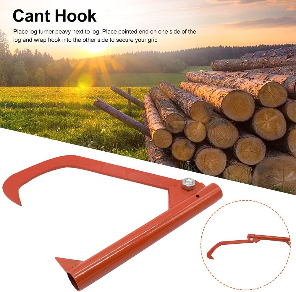Firewood Puller Solid Wide Application Stainless Steel Heavy-duty Steel Felling Bevel Hooks Pull Firewood Wood Saving Tools