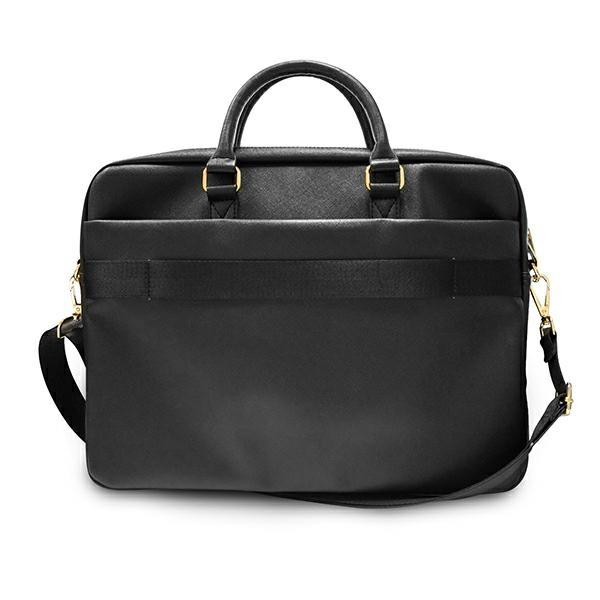 16" Laptop-Hülle Guess Saffiano Script Schwarz