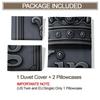 Luxury King Crown Print Duvet Cover Set(1 Duvet Cover & 1/2 Pillowcase) Metallic Style Bedding Set For Men Bedroom Decor