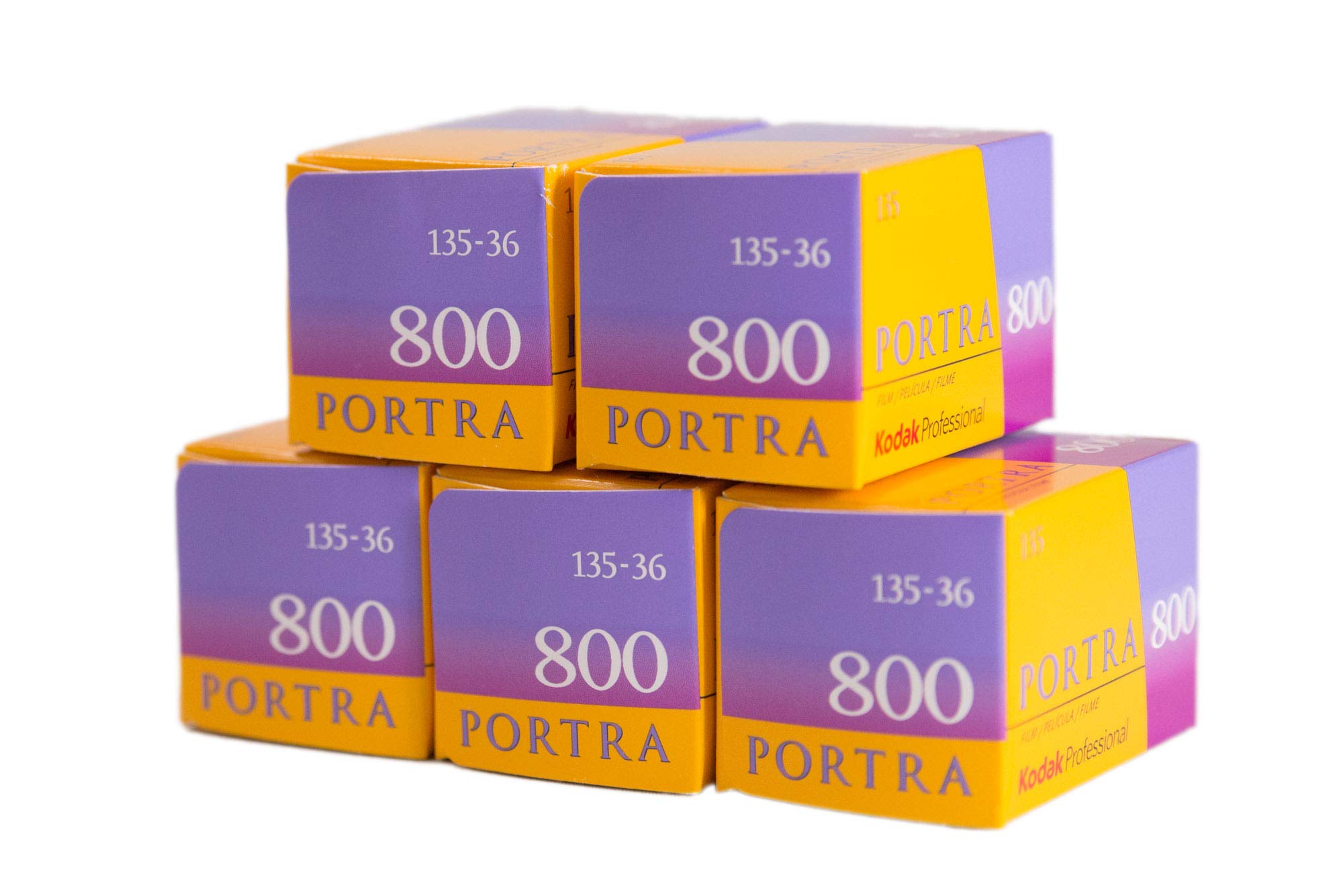 

Кольорова негативна плівка Kodak Professional 35 мм Portra 800 36 арк (Набір 5)