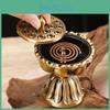 Copper Lotus Purecopper Zen Chinese Incense Burner Pure Copper Antique Old Treasure Lotus Lamp Sandalwood Incense Burner Incense