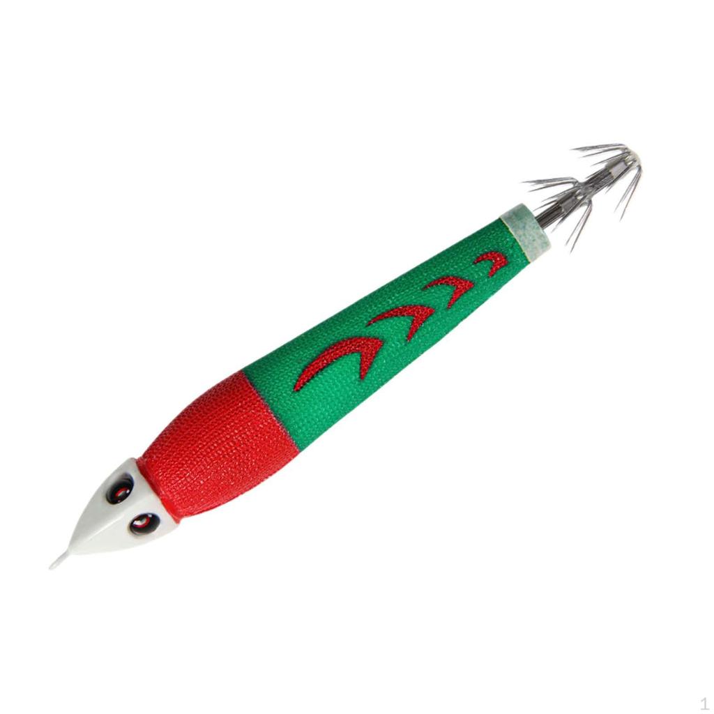 Luminous Squid Jig Hook Fresh/saltwater Lure Glow Jigs with Flashing Light Devilfish