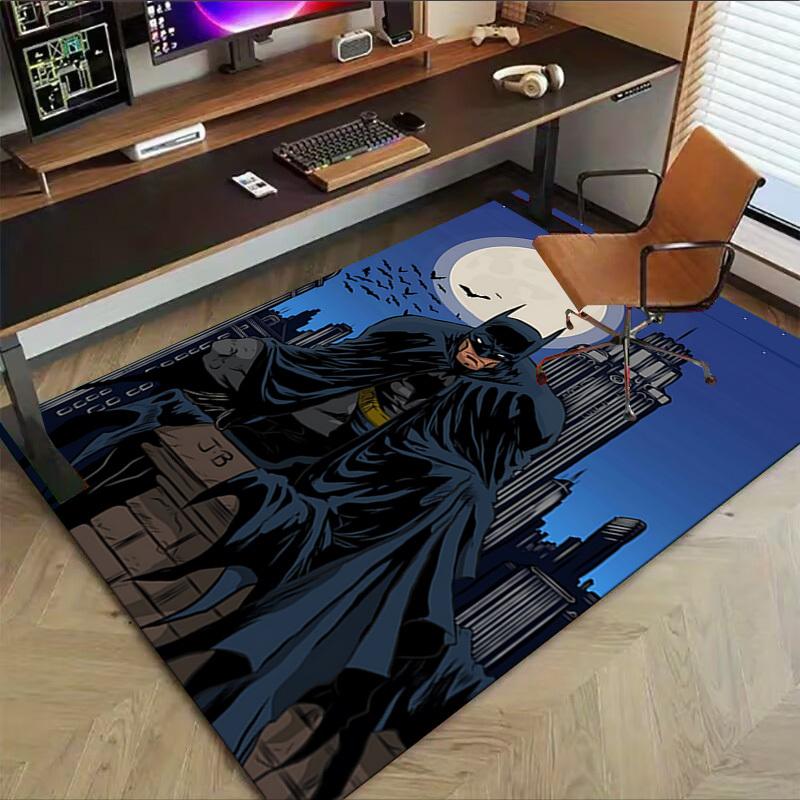 1pc Batman, moonlight Carpet, for Home & Office Decor, Desk Chair Carpet, Festive Gift,Conference Room CarpetL1082