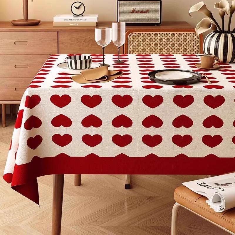 American-Style Light Luxury Vintage Tablecloth Water-Resistant Oil-Resistant Heat-Resistant Easy To Clean Pvc Coffee Table Cloth