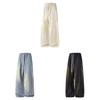 Casual Pants Men Summer Breathable Ice Silk Sports Trousers With Drawstring For Youth Activewear