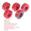5 Pcs 27*14*11 Mm 10microO T106-2 Iron Ferrite Toroid Coresfor Inductors Iron Powder Core Red Ring Low Permeability