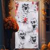 Halloween Front Door Decoration Skull Pumpkin Blood Hand Large Door Cover Banner for Home Happy Halloween Party Decoration 2025