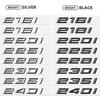 Auto Kofferraum ABS Chrom Buchstaben Abzeichen Emblem Aufkleber Für BMW 2er Serie 216i 218i 220i 225i 228i 230i 235i 240i F22 F23 F45 F46 uw2