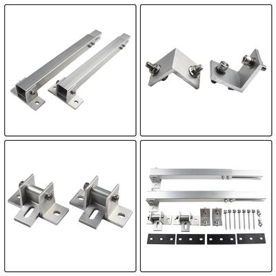 Kurze Halterungen Endklemmen-Set Flachdachmontage Solarhalter