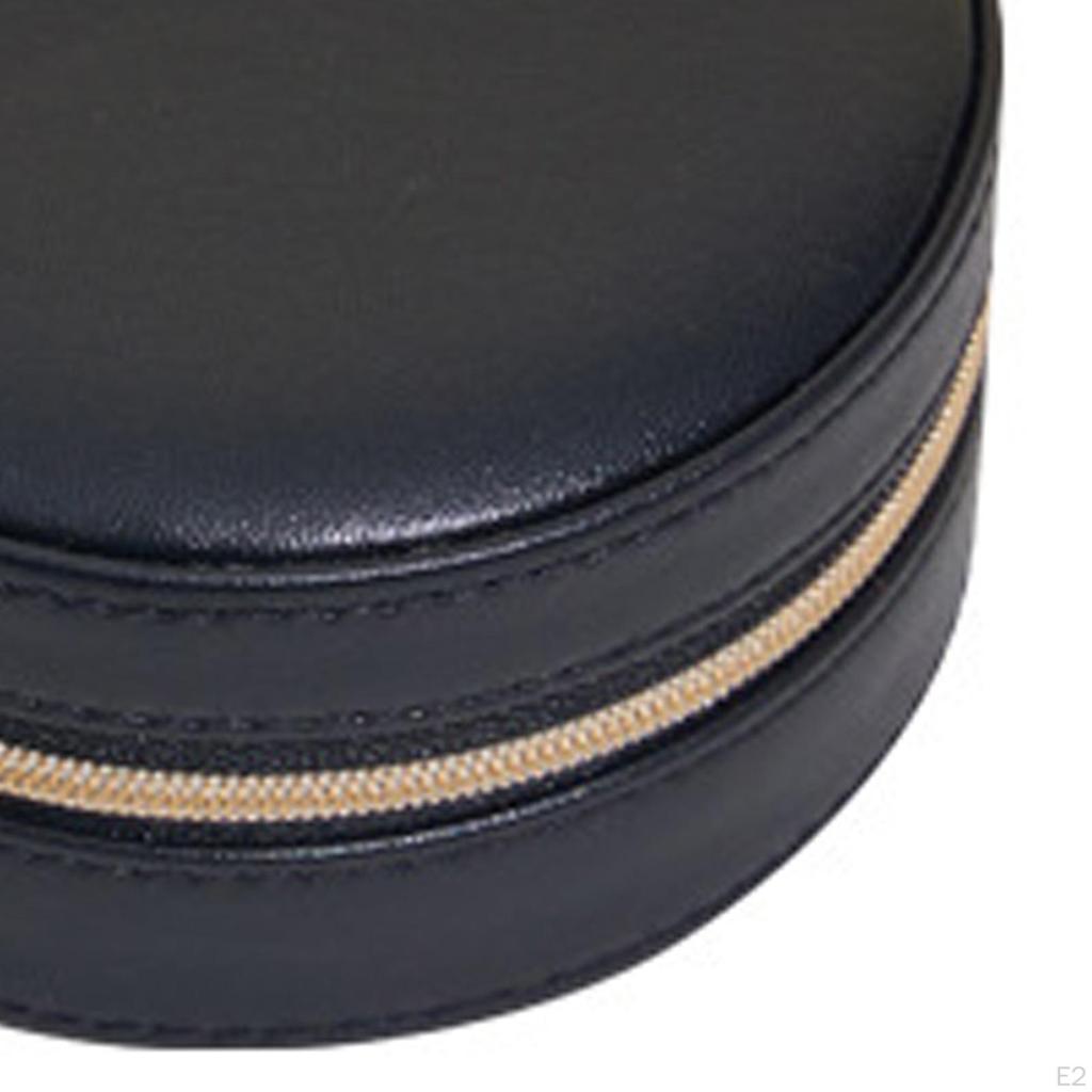 Elegant Faux Leather Jewelry Storage Box for Rings and Bracelets