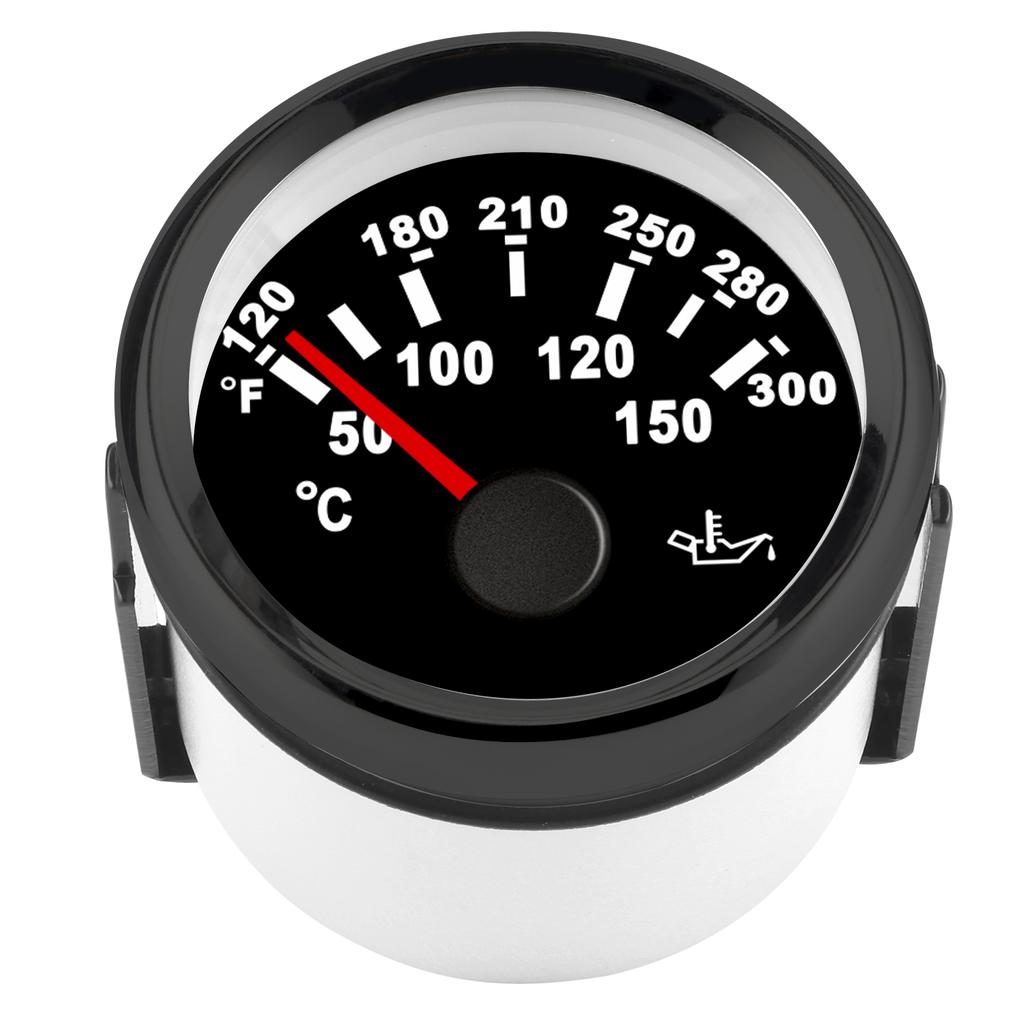 50‑150 Celsius  Oil Temperature Gauge LCD Display Backlight Meter for Car Boat Yacht RVs