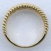 Ring K18 Yellow Gold/sapphire/diamond #6.8(US Size) 6.2g Women Used