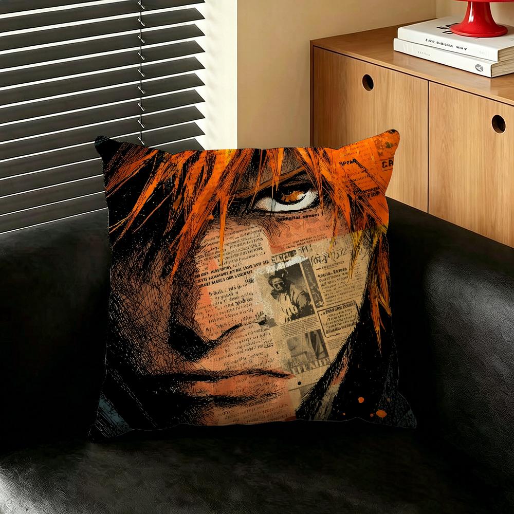 Anime BBLEACH Cushion Cover Creative Pillowcases for Interior Decoration Office Living Room Home Car Hot