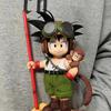 Hot 16cm Anime Dragon Ball Son Goku Figure With Monkey Kid Goku Action Figure Pvc Statue Collection Model Toys Gifts