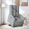Fauteuil releveur - Maison Exclusive - Levage électrique - Inclinaison manuelle 135° - Tissu gris clair