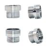 Mässing 1/2 x M16 M18 M20 M22 M24 M28 Gänganslutning Silver Krananslutningar Vattenrenare Tillbehör Köksvattenkran Adapter