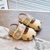 Sandali da Principessa per Bambine Pizzo Dolce per Ragazze Scarpe Casual da Vestito Ballerine Traforate Nuovi Estivi 2025 Scarpe da Spiaggia per Bambini Suola Morbida