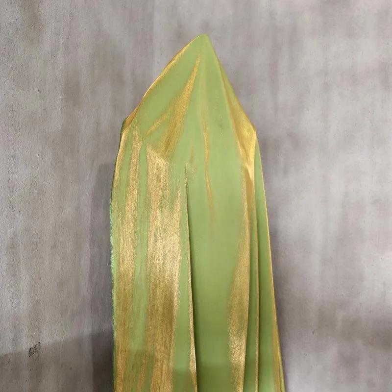 Tessuto per Abbigliamento Verde Traspirante Fai da Te Lavoro a Maglia Cucito Accessori Materiale per Abiti Camicie Tessuti Estetica Retrò