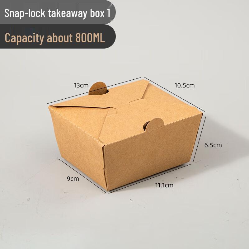 Kraft Paper Disposable Fried Chicken Box