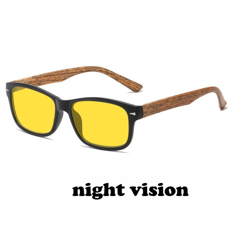 Retro Wood Grain Anti Blue Light Glasses for Men's Esports Suitable for Playing Games Watching Mobile Phones Computer Glasses