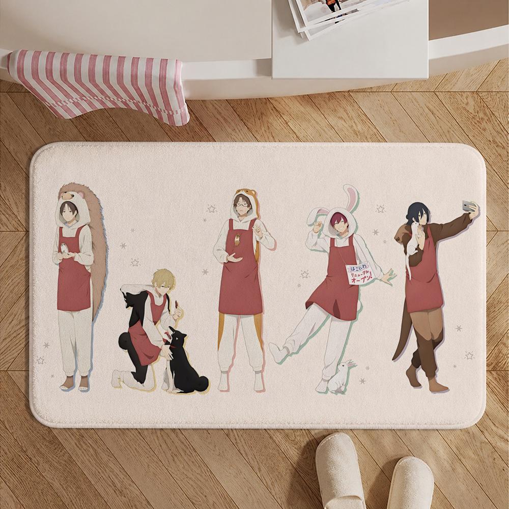 Anime-Cool Doji DanshiS Floor Mat Soft Non-Slip Bath Mat, Bedside Carpet, Absorbent Doormat for Home