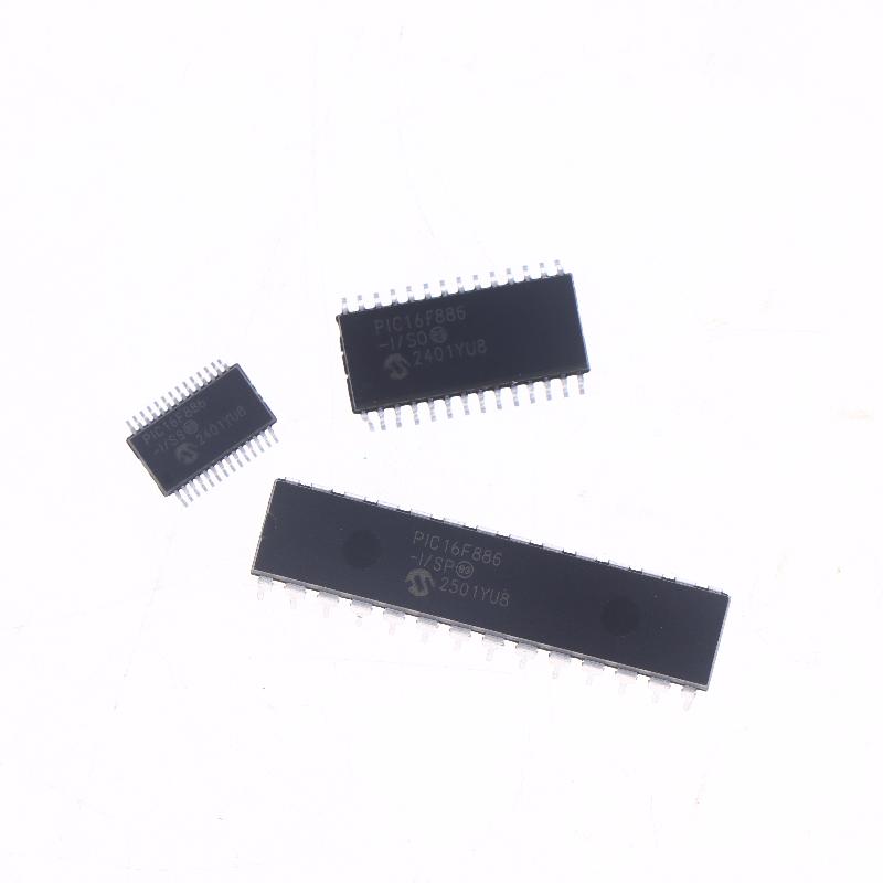 1 Piece Diy Accessories  Pic16F886-I/Ss Pic16F886-I/So Pic16F886-I/Sp Chipset Electronic Components