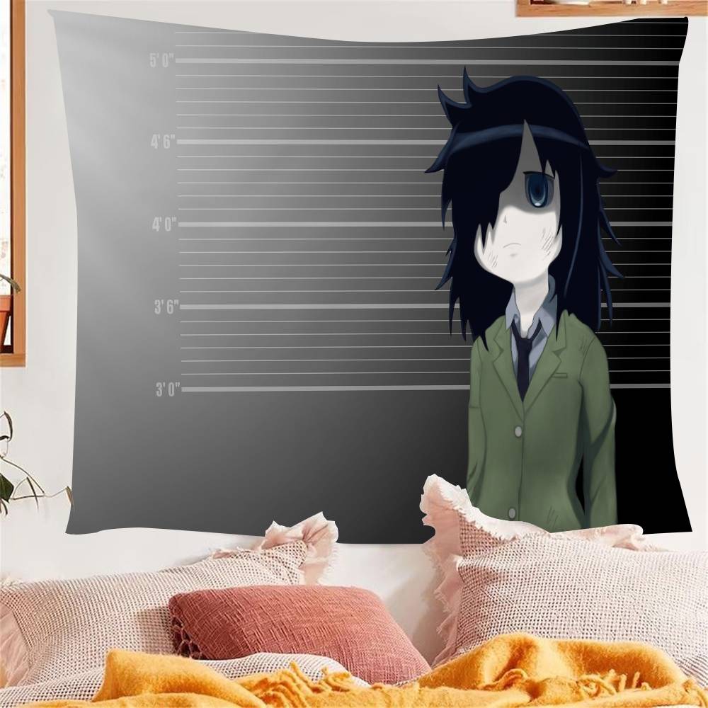 

Anime WWatamote Kuroki Tomoko Hanging Bohemian Tapestry Bohemian Wall Tapestries Mandala Cheap Hippie Wall Hanging 74x94cm(29x37in)