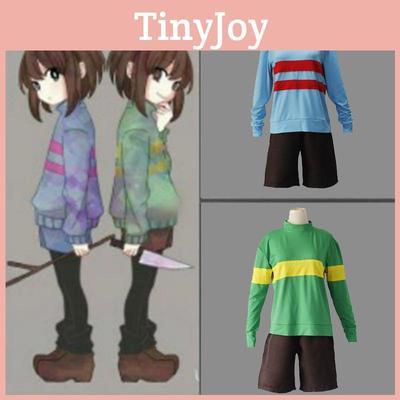 Exquisite Undertale Frisk Chara Cosplay Costume Outfit Perfect For Every Occasion