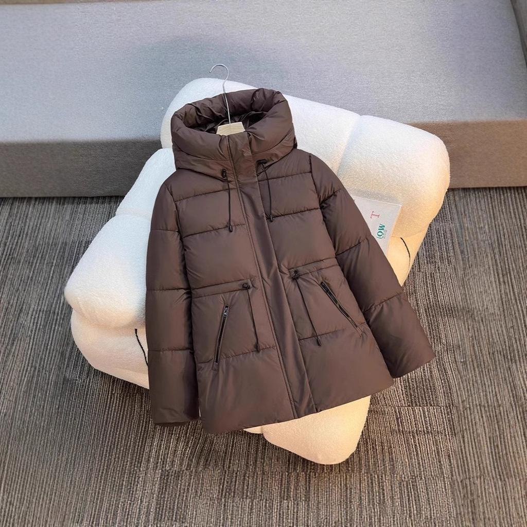 Cotton-padded Jacket Women's Winter New Bread Clothes Plus Size Cotton-padded Jacket Long Ladies Waist Padded Coat.