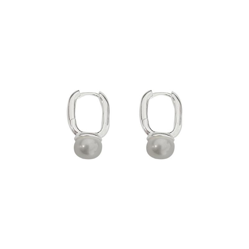 Natural Pearl Earrings Niche Design Earrings Exquisite Fashion Simple Korean Earrings