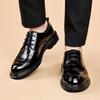 Fashion High Quality Business Shoes All-match Men Dress Flats Men's Shoes New Leather Men's Formal Shoes Oxford Wedding Party Footwear