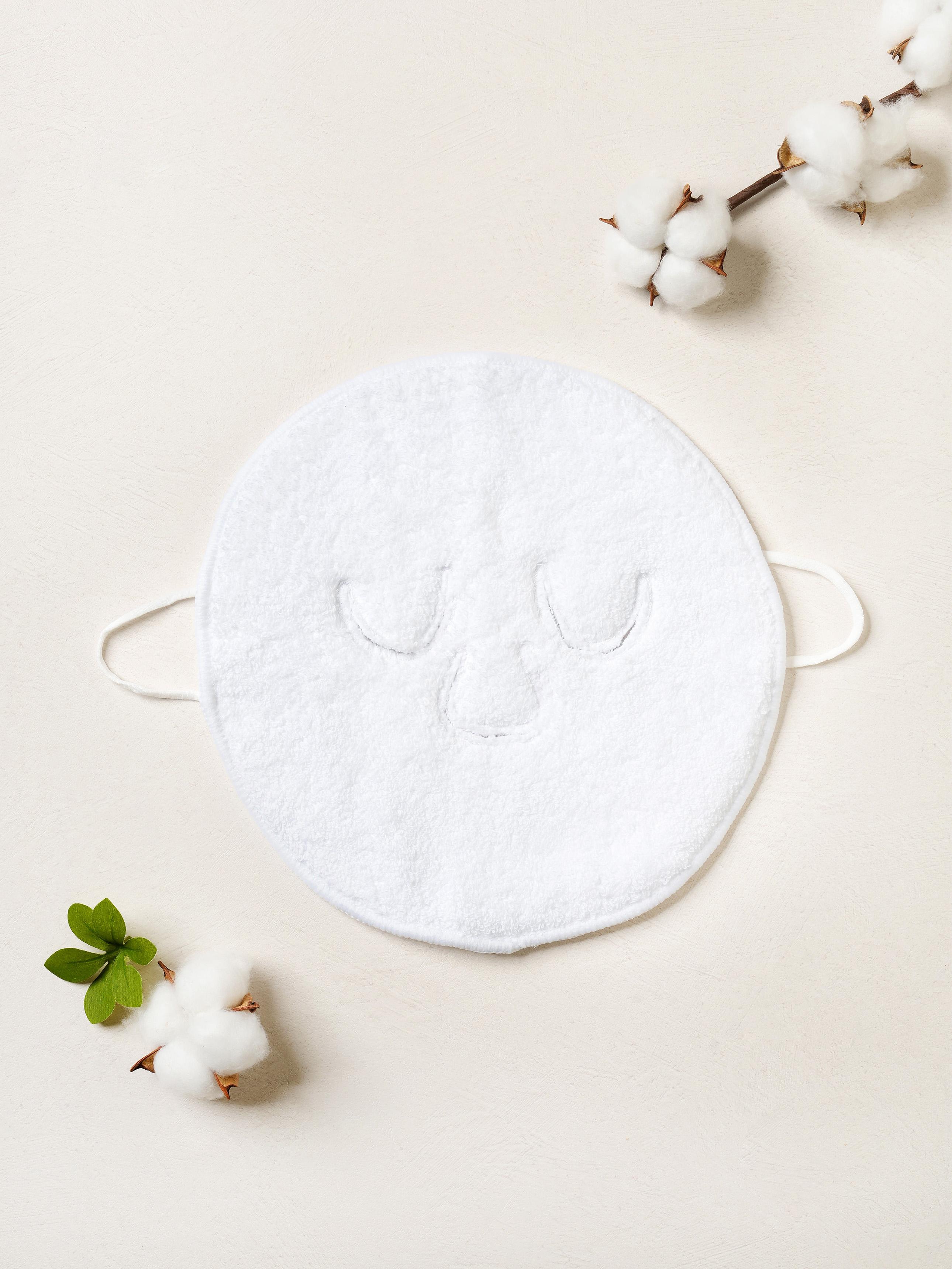 Pure Cotton Facial Steam Towel 1ea