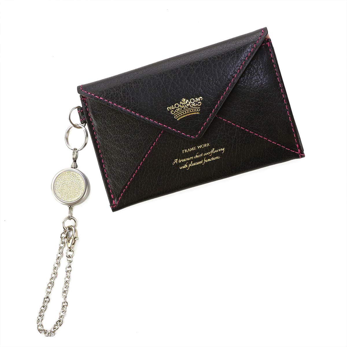 

Card Case with Reel Lucky Charm Black [Framework] Women s FW-43213-10 чорний
