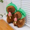 Watermelon Capybara Plush Toy Animal Cartoon Stuffed Doll Gift For Kids